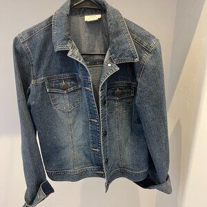Anne Taylor Loft Stretch Denim Jacket